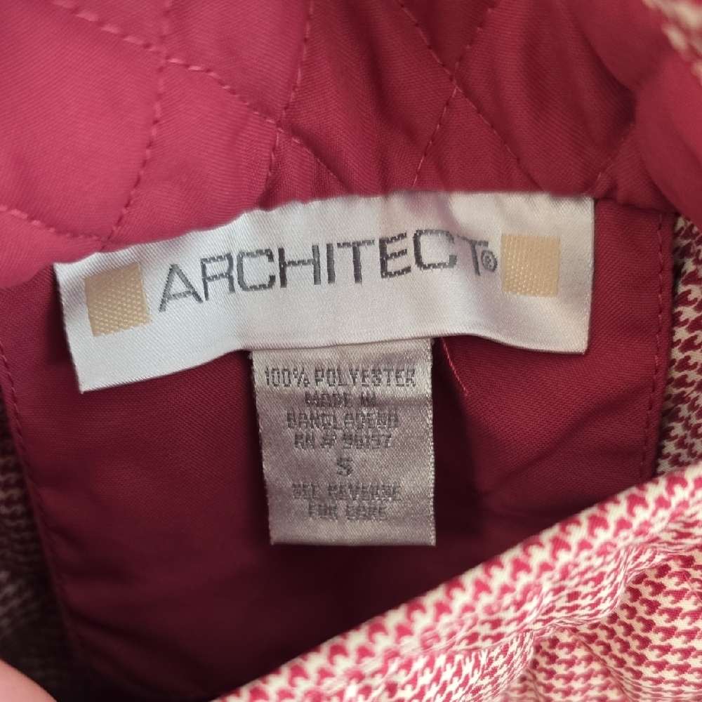 Architect Women's Raspberry/pink Reversible Quilted Jacket Size Small - Picture 2 of 6